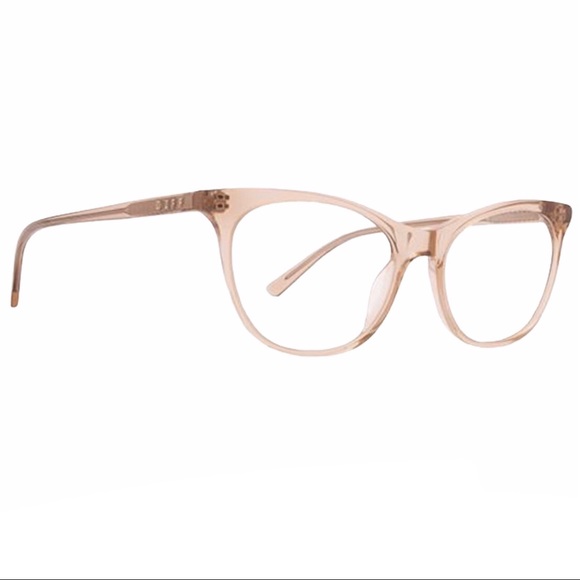 DIFF Jade Blue Light Glasses Vintage Crystal Frame - Picture 4 of 8